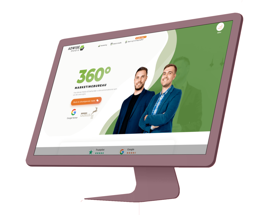 computer med billede af adwsie media forside